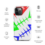 Clishirt© Red Green Blue Fish Tough Case for iPhone®