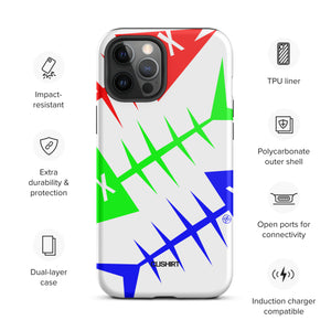 Clishirt© Red Green Blue Fish Tough Case for iPhone®