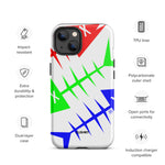 Clishirt© Red Green Blue Fish Tough Case for iPhone®