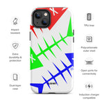 Clishirt© Red Green Blue Fish Tough Case for iPhone®