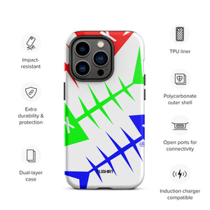 Clishirt© Red Green Blue Fish Tough Case for iPhone®