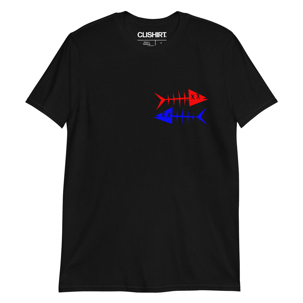 Clishirt© Red Fish Blue Fish Short-Sleeve Unisex T-Shirt