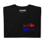 Clishirt© Red Fish Blue Fish Short-Sleeve Unisex T-Shirt