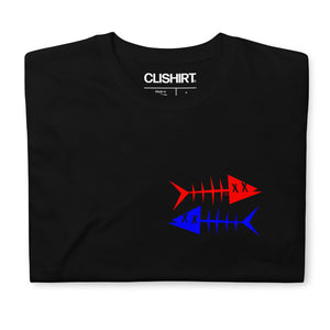 Clishirt© Red Fish Blue Fish Short-Sleeve Unisex T-Shirt