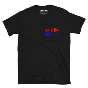 Clishirt© Red Fish Blue Fish Short-Sleeve Unisex T-Shirt