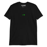 Clishirt© Green Fish Short-Sleeve Black Unisex T-Shirt