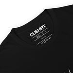 Clishirt© White Fish Short-Sleeve Black Unisex T-Shirt