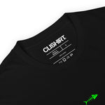 Clishirt© Green Fish Short-Sleeve Black Unisex T-Shirt