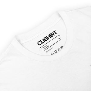Clishirt© Embroidered White Fish Short-Sleeve Unisex t-Shirt