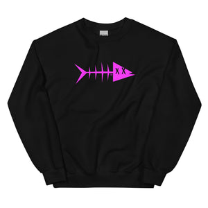 Clishirt© Magenta Fish Unisex Sweatshirt