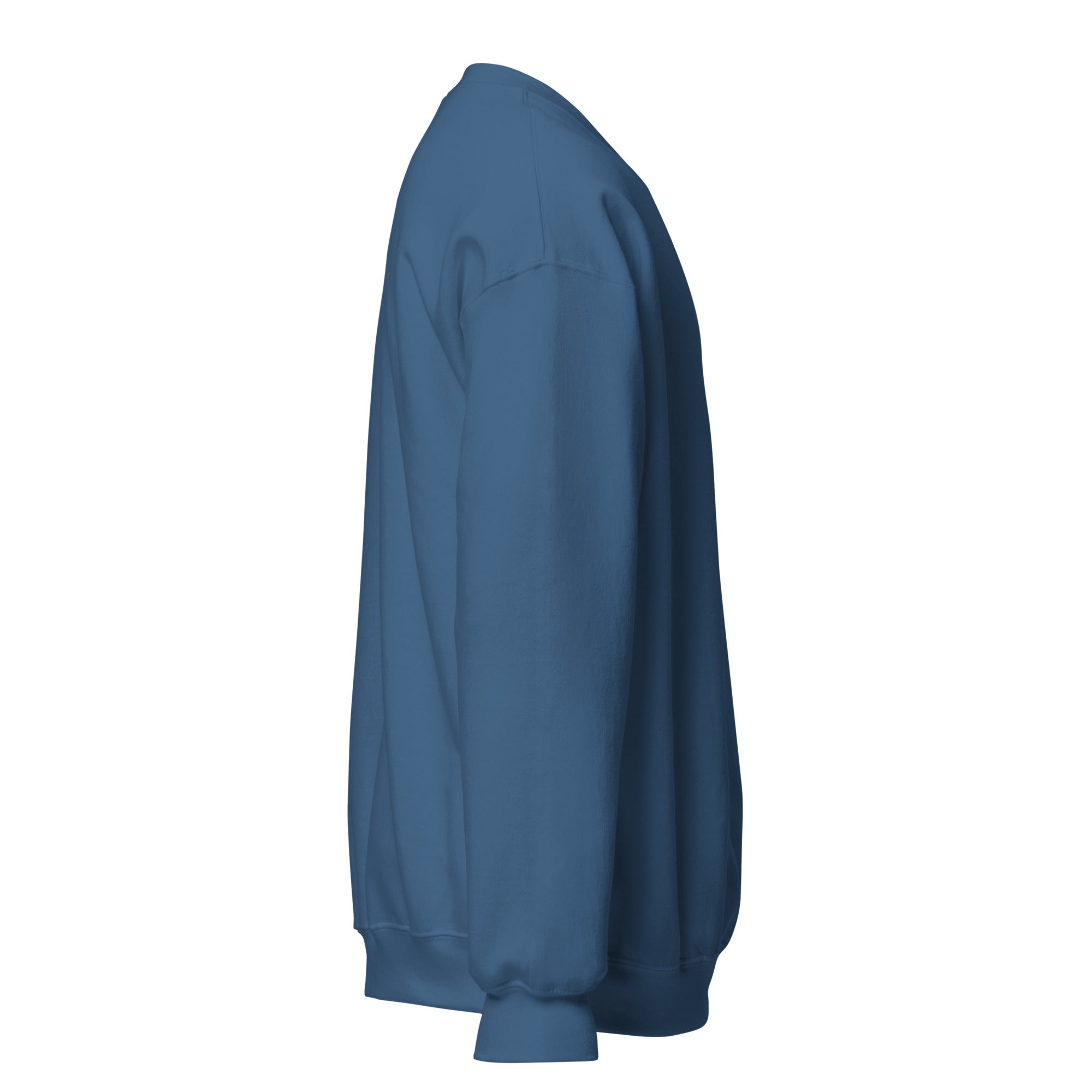 Clishirt© Embroidered Indigo Fish Unisex Sweatshirt