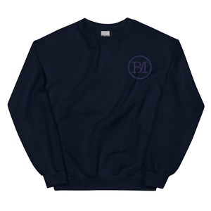 Clishirt© Embroidered C Corp Navy Unisex Sweatshirt