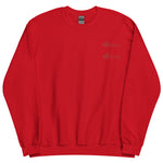 Clishirt© Embroidered Red Fish Unisex Sweatshirt