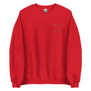 Clishirt© Embroidered Red Fish Unisex Sweatshirt