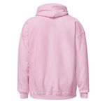 Clishirt© Embroidered White Fish Pink Unisex Hoodie