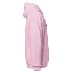 Clishirt© Embroidered White Fish Pink Unisex Hoodie