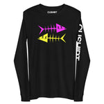 Clishirt© Magenta Fish Yellow Fish Unisex Long Sleeve Tee