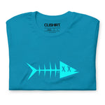 Clishirt© Cyan Fish on Unisex t-shirt