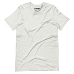 Clishirt© Embroidered White Fish Unisex Ash t-shirt