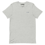 Clishirt© Embroidered Gray Fish Unisex t-shirt