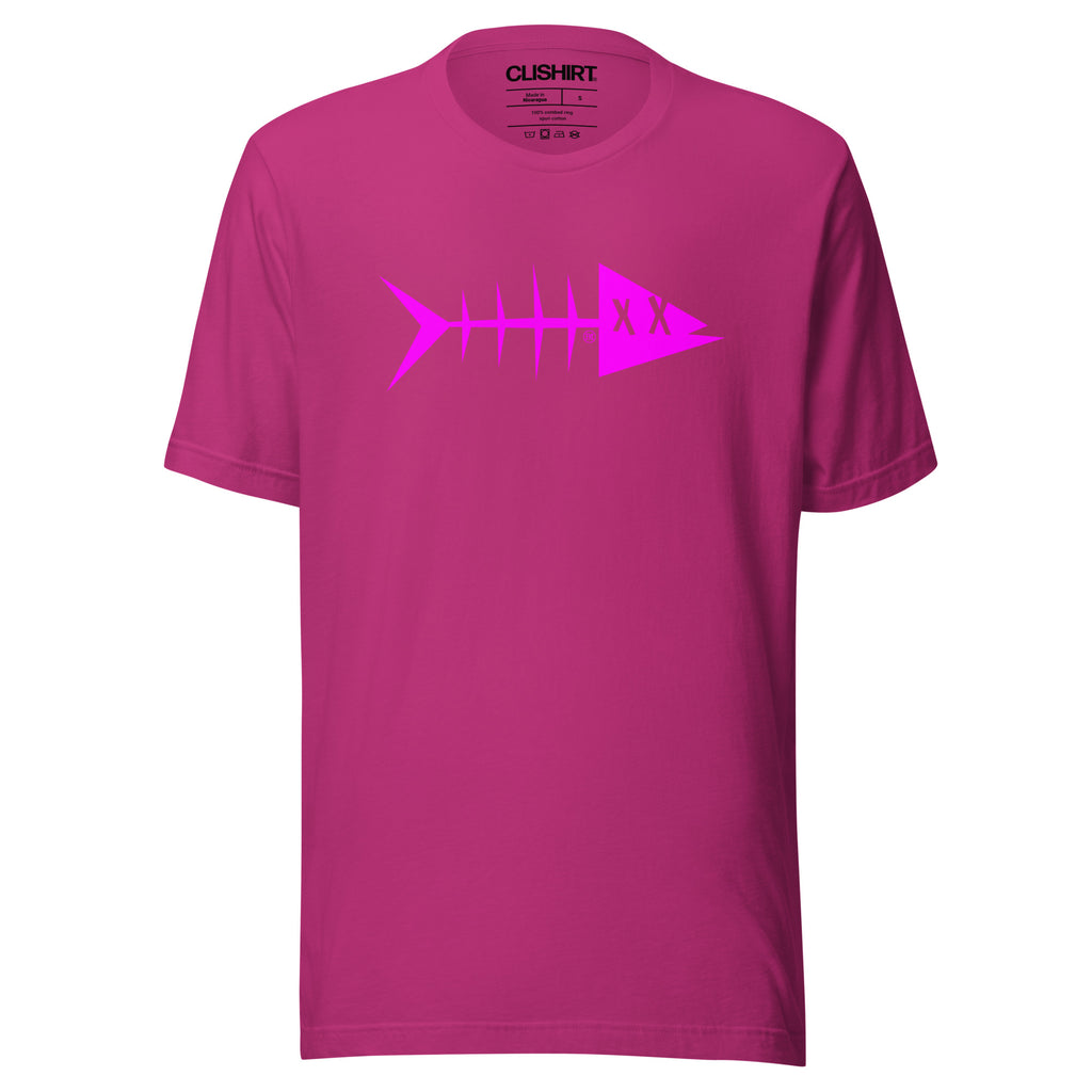 Clishirt© Magenta Fish Unisex t-shirt