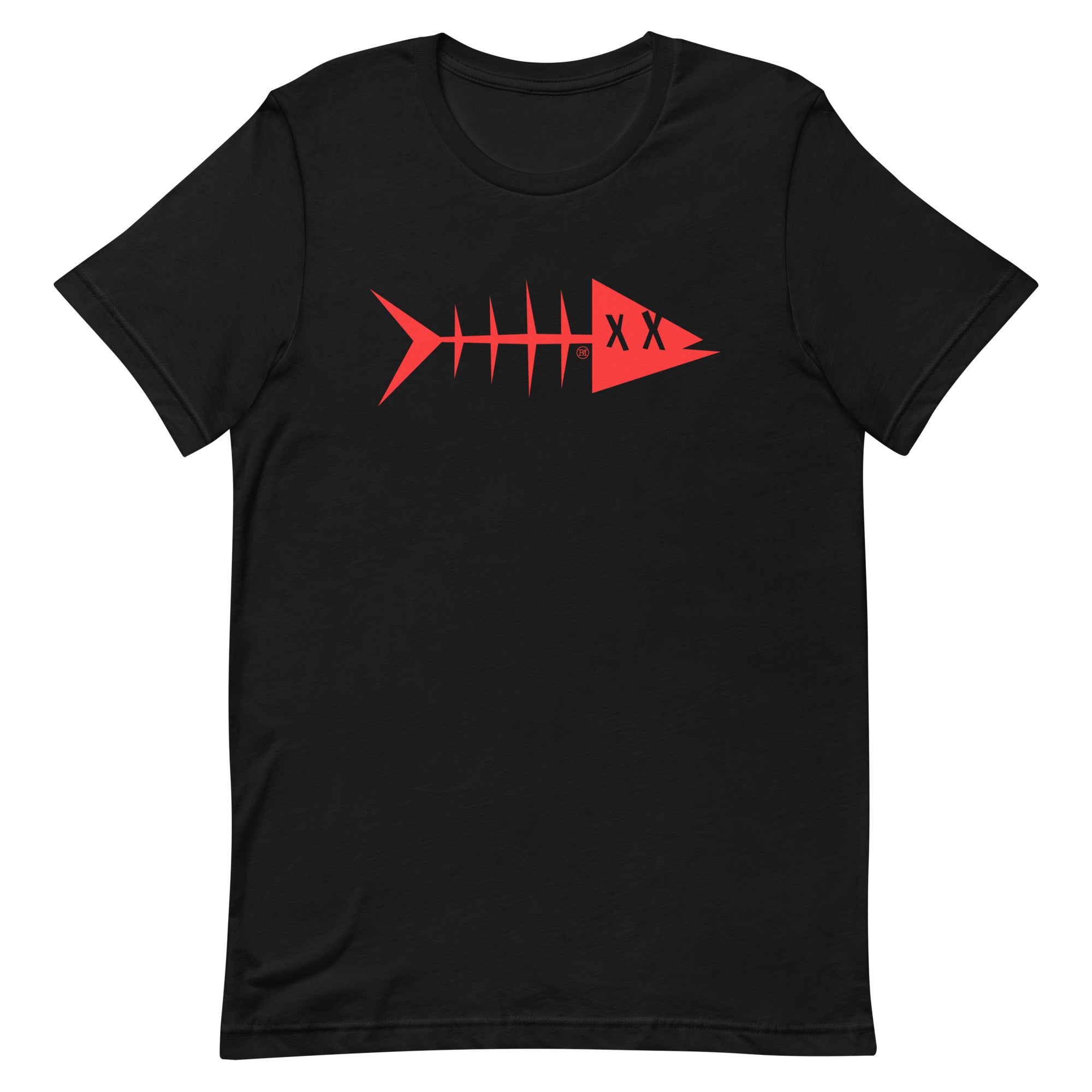 Clishirt© Red Fish Black Unisex t-shirt