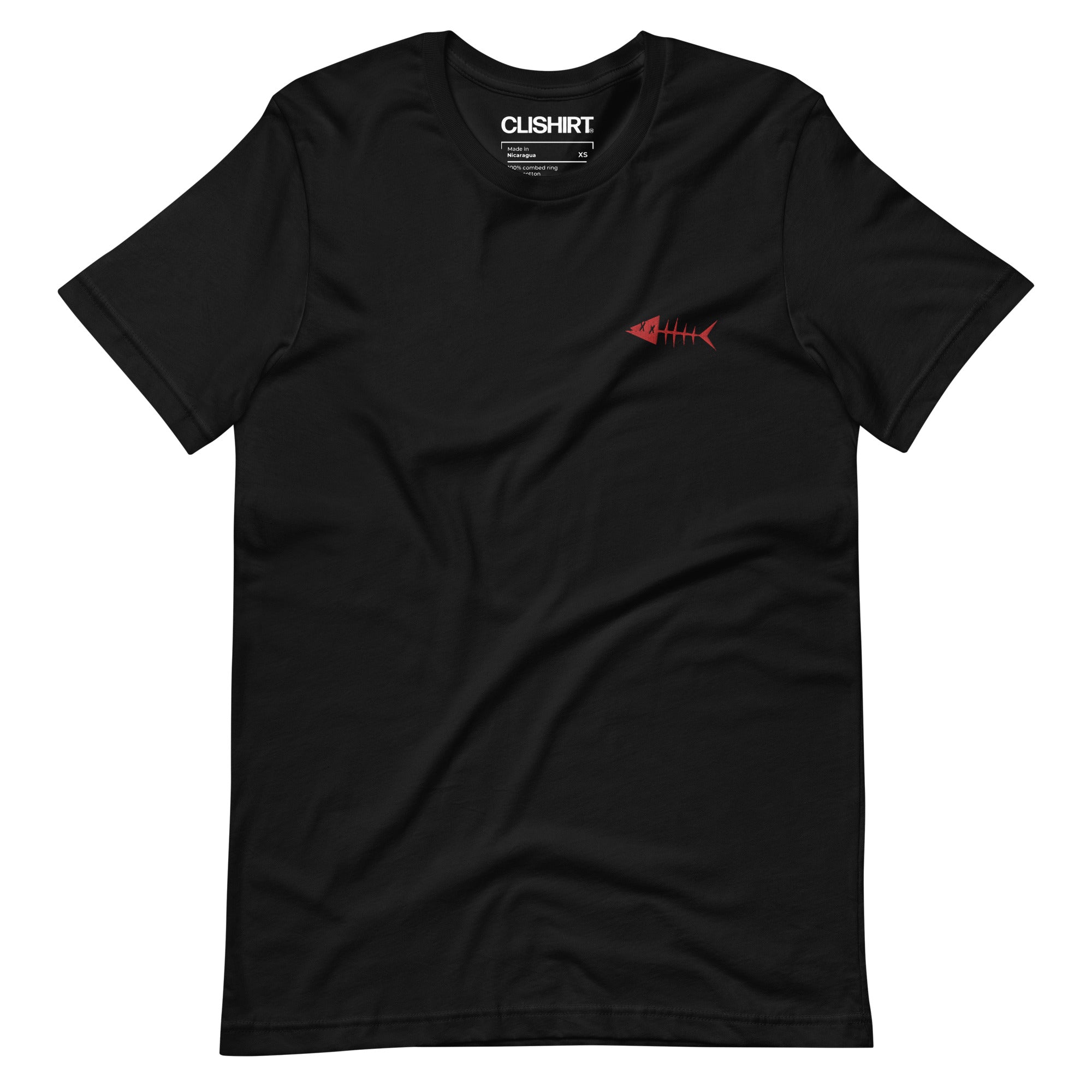 Clishirt© Embroidered Red Fish Unisex t-shirt