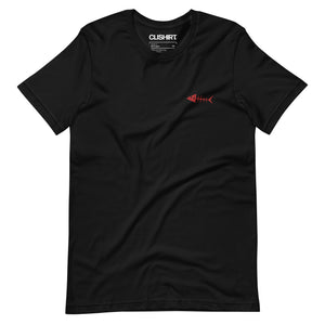 Clishirt© Embroidered Red Fish Unisex t-shirt