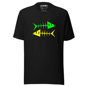 Clishirt© Green Fish Yellow Fish Unisex t-shirt