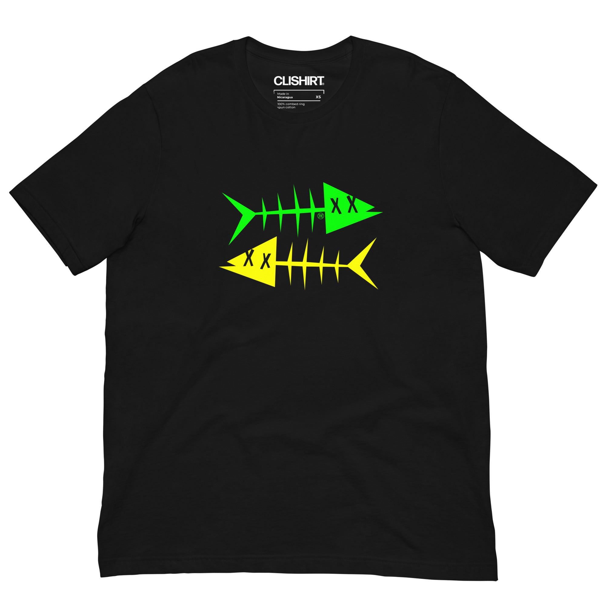 Clishirt© Green Fish Yellow Fish Unisex t-shirt