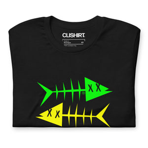 Clishirt© Green Fish Yellow Fish Unisex t-shirt