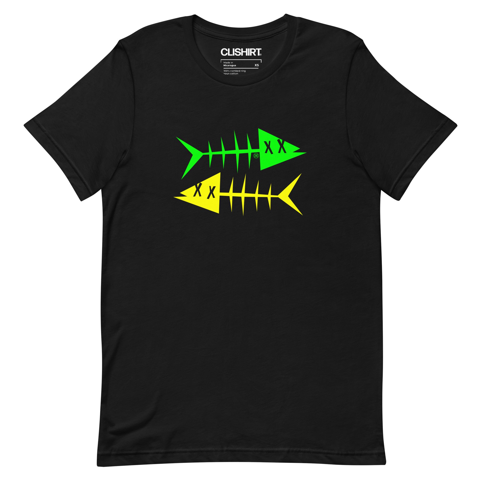 Clishirt© Green Fish Yellow Fish Unisex t-shirt