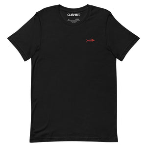Clishirt© Embroidered Red Fish Unisex t-shirt