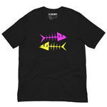 Clishirt© Magenta Fish Yellow Fish Unisex t-shirt