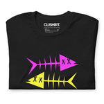 Clishirt© Magenta Fish Yellow Fish Unisex t-shirt