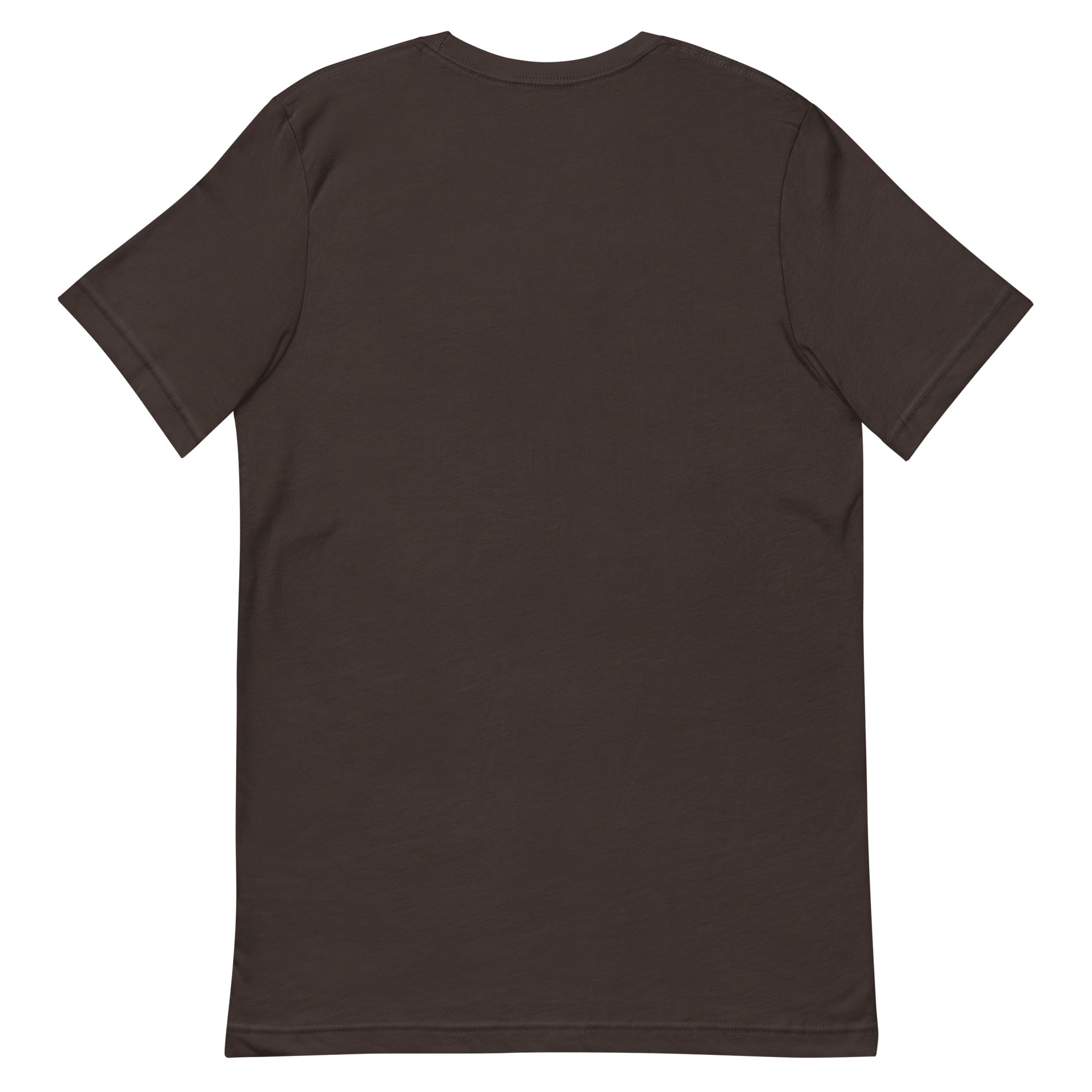 Clishirt© Embroidered Old Gold Fish Brown Unisex t-shirt