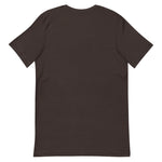 Clishirt© Embroidered Old Gold Fish Brown Unisex t-shirt