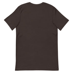 Clishirt© Embroidered Old Gold Fish Brown Unisex t-shirt