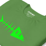 Clishirt© Green Fish on Green Unisex t-shirt