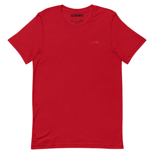 Clishirt© Embroidered Red Fish Unisex t-shirt