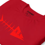 Clishirt© Red Fish Unisex on Red t-shirt
