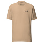 Clishirt© Embroidered Black Fish Unisex t-shirt