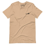 Clishirt© Embroidered Black Fish Unisex t-shirt
