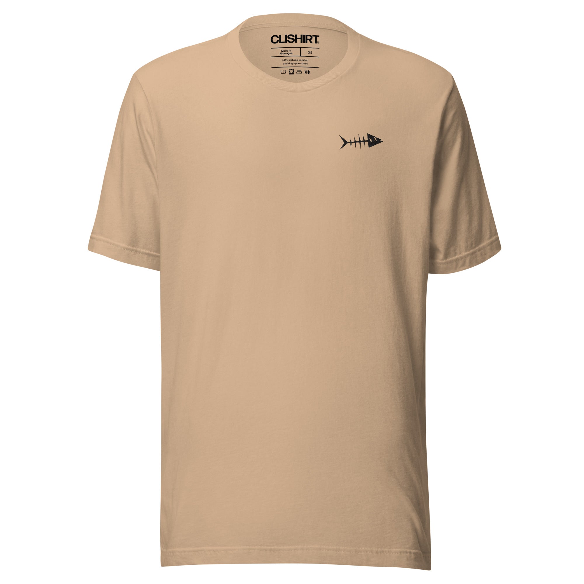 Clishirt© Embroidered Black Fish Unisex t-shirt