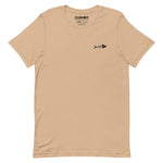Clishirt© Embroidered Black Fish Unisex t-shirt