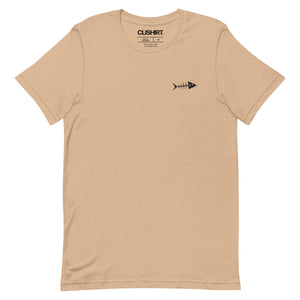 Clishirt© Embroidered Black Fish Unisex t-shirt