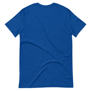 Clishirt© Blue Fish Unisex on Blue True Royal t-shirt