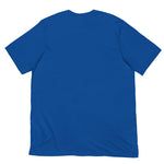 Clishirt© Blue Fish Unisex on Blue True Royal t-shirt