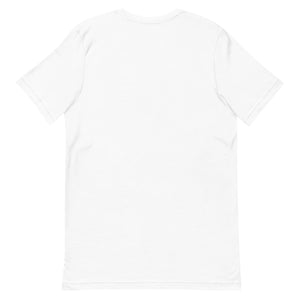 Clishirt© Multi Color Embroidered Dog Drinking Rain Illustration Unisex t-shirt