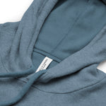 Clishirt© Embroidered Royal Fish Unisex heather slate sueded fleece hoodie
